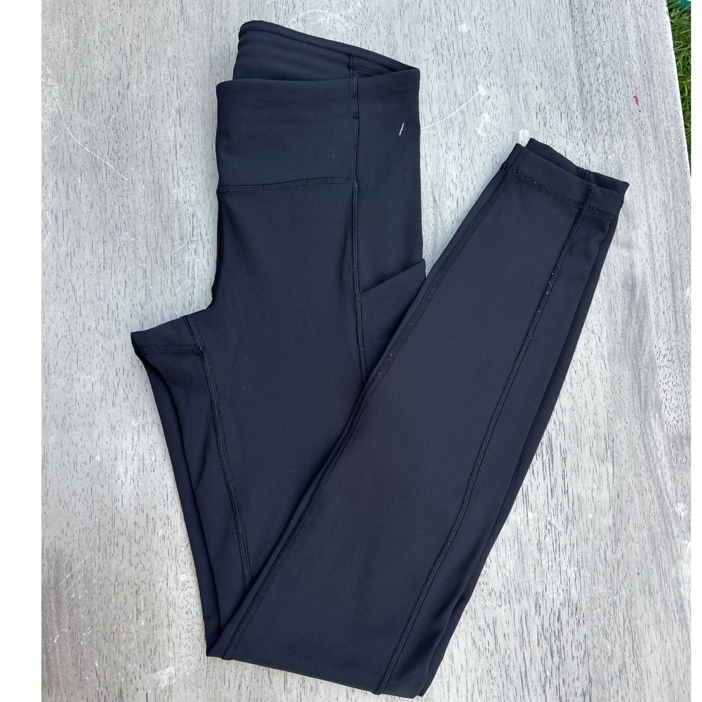 Lululemon Speed Up Tight 28 Black Running Leggings Pockets Sz 2 W5BEWS - Picture 10 of 10